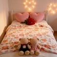 thumbnail image 6 of YHAICO Soft Warm Flannel Blanket Blanket Hoodie for Adults Winter Thick Milk Velvet Blanket Flannel Blanket As Birthday Gifts Family Wedding Souvenir Blankets, 6 of 6