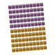 thumbnail image 2 of 100 anillos reutilizables de aluminio 2023 para patas de paloma, numerados y de identificación. naranja y violeta, 2 of 7