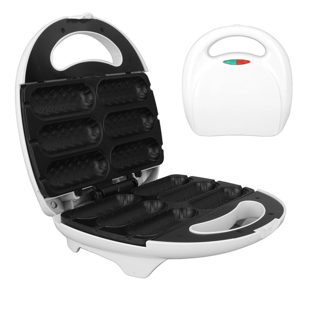 Máquina para hacer perritos calientes Máquina eléctrica antiadherente de acero inoxidable fácil de usar para hacer perritos calientes palitos de queso y cake ANGGREK Otros