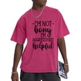 thumbnail image 2 of Ankishi Mens Vintage Graphic T-Shirts Crew Neck I'm Not Bossy I'm Aggressively Helpful Sarcastic T-Shirt for Daily, 2 of 7
