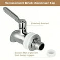 thumbnail image 4 of Beverage Dispenser Replacement Spigot Stainless Steel Dispenser Faucet Cold Beer Drink Juice Wine Barrel Faucet, 4 of 9