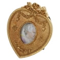 thumbnail image 2 of Small Antique Heart Picture Frame Mini Vintage Ornate Photo Frame Home Decor, 2 of 6