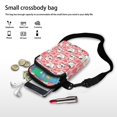 thumbnail image 7 of HELLHERO Crossbody Bags Cat Paw Print Pattern with Zipper Closed Crossbody Small Bags for Men, Women, 7 of 7
