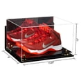 thumbnail image 2 of Deluxe Acrylic Basketball Shoe Pair Display Case with Gold Risers, Mirror and Wall Mount (A082-WM-GR), 2 of 9