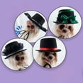 thumbnail image 6 of Halloween Pet Top Hat for Dogs and Cats, 6.3 in Adjustable Black Gentleman Hat, Pet Halloween Costumes Accessories for the Most Gentleman Halloween Look, 6 of 7