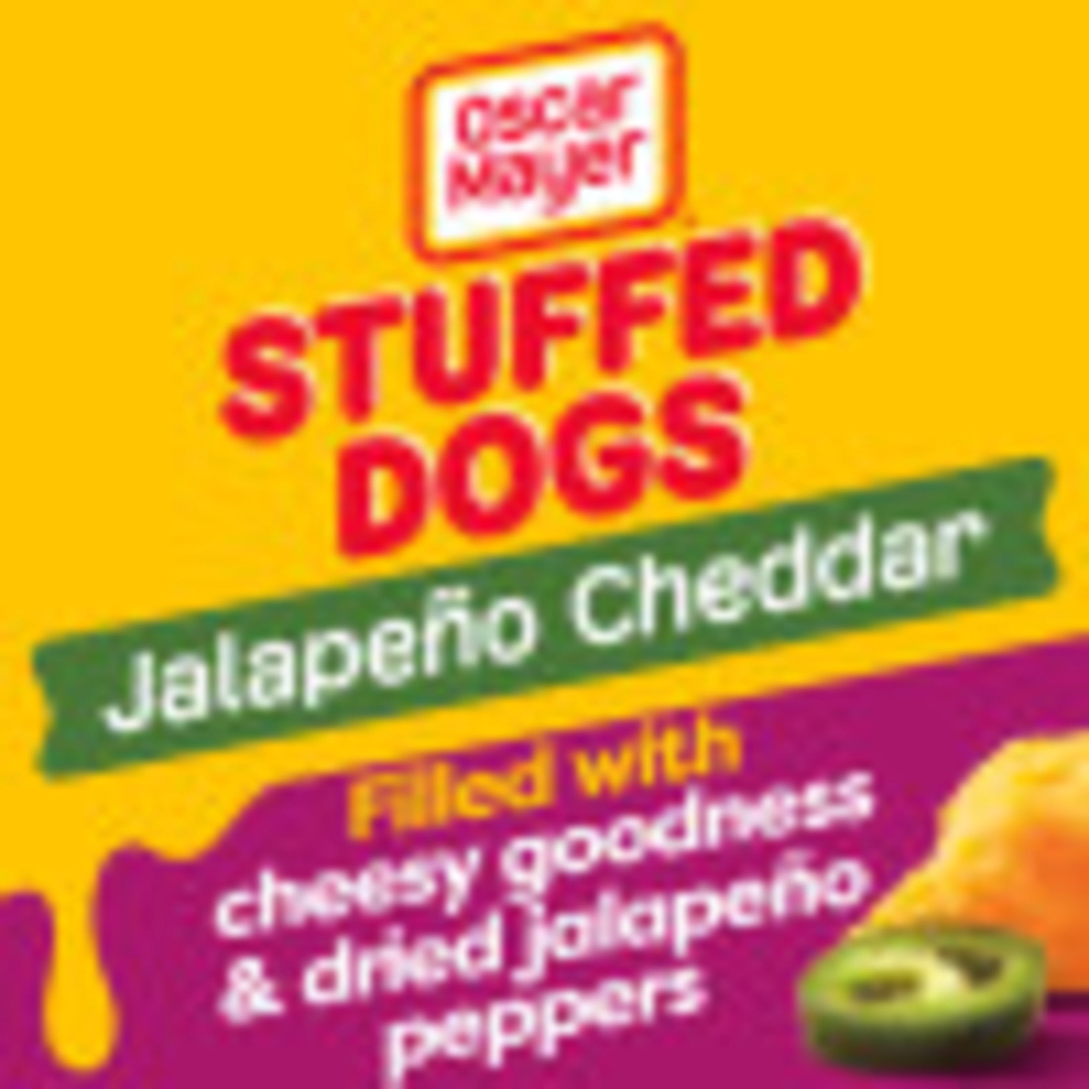 Oscar Mayer Jalapeño Cheddar Stuffed Dogs, 8 Count Pack