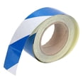 thumbnail image 5 of 5cmx30mDurablePETSafetyTape,Blue/WhiteStriped,Reflective,356g,VersatileFloorMarkingWarningStripe, 5 of 5