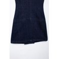 thumbnail image 4 of HH TRAF Vestido corto de mezclilla sin mangas con cuello redondo y nueva moda retro para mujer, vestido informal elegante con cremallera para la calle, 4 of 4