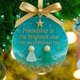 thumbnail image 5 of Sea Glass Friendship Christmas Ornament - Unique Handcrafted Decoration for Tree, Gift for Best Friends, and Symbol of Lasting Bonds, 5 of 7
