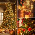 thumbnail image 4 of Guirnalda de luces navideñas Kwaiffeo, 100 m, 300 LED, 8 modos, blanco cálido, 4 of 6