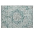 thumbnail image 2 of Addison Rugs Chantille Indoor/Outdoor Traditional Global Teal Washable Rectangle Rug, 1'8" x 2'6", 2 of 6