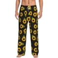 thumbnail image 1 of Gaeub Sunflowers Print Mens Pajama Pants,Lounge Pants With Pockets And Drawstring-Small, 1 of 6