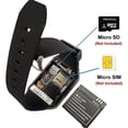 thumbnail image 3 of Reloj inteligente con cámara Reloj de pulsera Bluetooth Reloj inteligente con tarjeta SIM para IOS y Android Pk Reloj Apple Reloj Samsung Reloj Huawei Relojes inteligentes, 3 of 5