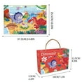thumbnail image 3 of ToyKingdee Dinosaur Puzzles,Floor Puzzle Learning Educational Toys, 3 of 6