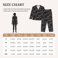 thumbnail image 4 of Hirioo Cool Sports Car for Women's Pajama Sets 2 Piece Pjs Women's Long-Sleeved Pajama Set Button Down Sleepwear,S-XXL-X-Large, 4 of 7