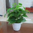thumbnail image 3 of Shenmeida 3Pcs Artificial Plants Fake Greenery Arrangement Leaf for Garden Wedding Home Outdoors Decorations, 3 of 7