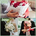 thumbnail image 7 of Uxcell Flower Gift Wrapping Paper, Double Sided Waterproof Bouquet Wrap for Wedding DIY Craft Yellow, 7 of 7