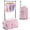 Pink, variant on Dance Bag with Garment Rack, 28" Dance Costumes Rolling Garment Bags For Travel, Garment Duffle Bag For Dance Competition Travel Bag with Garment Rack (Black with Light Purple Trim)