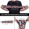 thumbnail image 4 of Lsque Rose Flowers Cooling Arm Sleeves for Men & Women -Compression Sleeves to Cover Arms for Working,Sun Sleeves for UV Protection,Breathable, Moisture-Wicking, 4 of 8