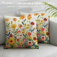 thumbnail image 3 of Creowell  Fall Flowers Home Sweet Home Throw Pillow Covers, Autumn Thanksgiving Harvest Bless This Home Decorations for Sofa Couch，Multi-Size, 3 of 5