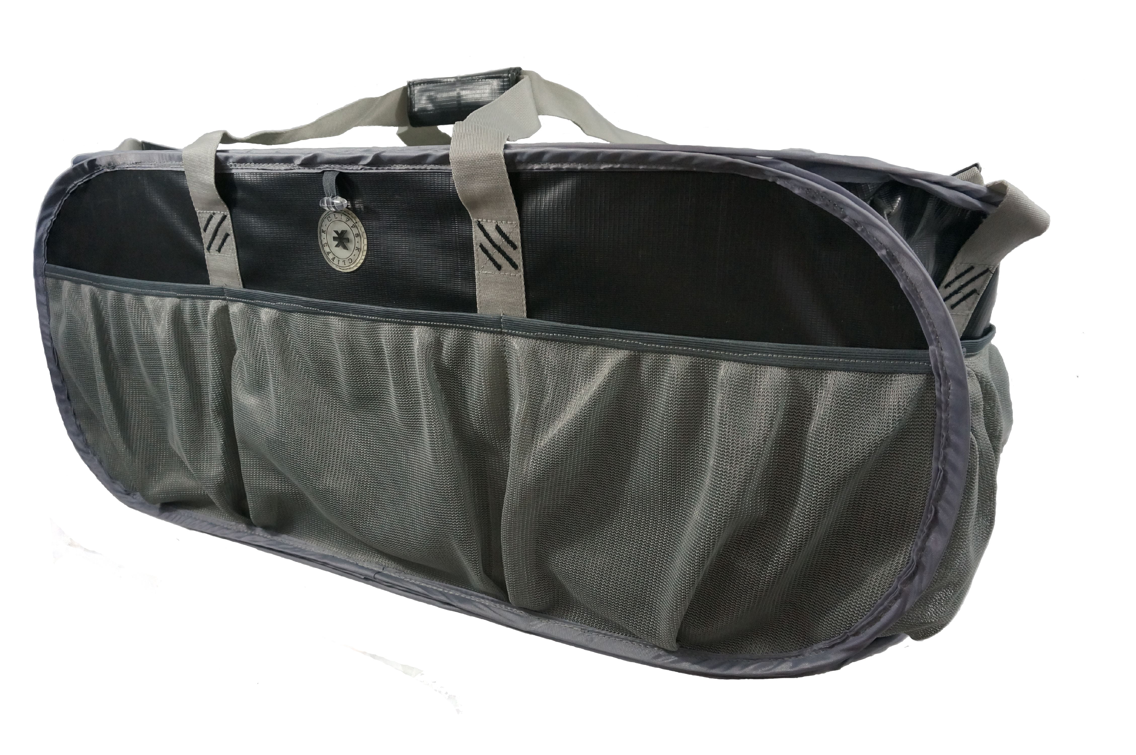K-Cliffs Heavy Duty Trunk Organizer, Pop-up Grocery Cargo Bag, Nylon, Black