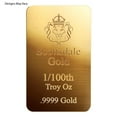 thumbnail image 2 of 1/100 oz Generic Gold Bar .999+ Fine (Secondary Market), 2 of 4
