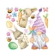 thumbnail image 1 of Style C Feliz Pascua ventana se aferra Gnomo conejito huevos etiqueta de la pared vidrio calcomanías estáticas, 1 of 5