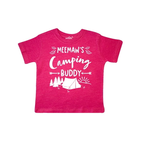 

Inktastic Meemaws Camping Buddy Gift Toddler Boy or Toddler Girl T-Shirt
