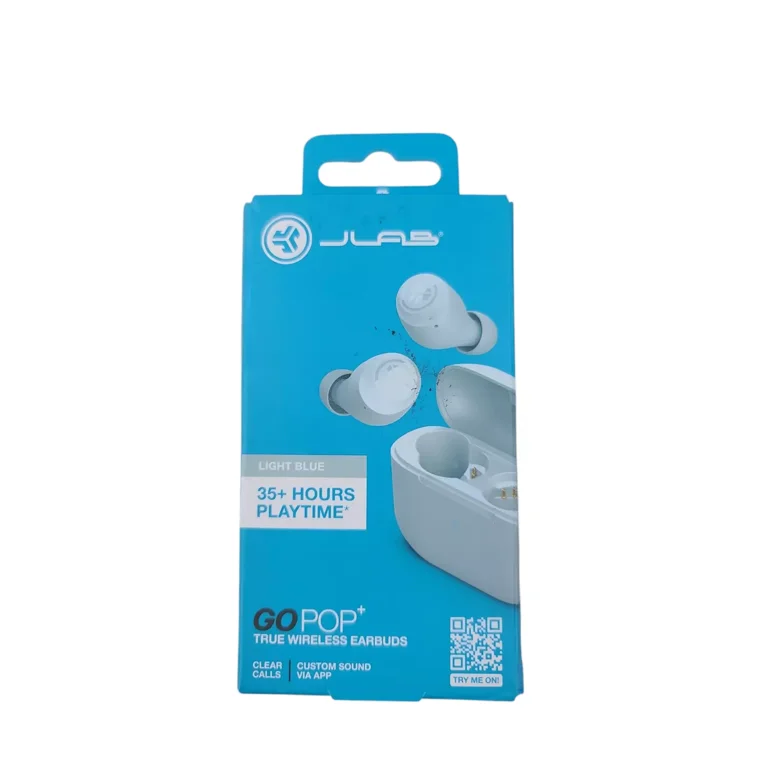JLab Go Air Pop True Wireless Earbuds, Light Blue photo 4