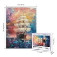 thumbnail image 4 of 500 PCS Dream sailboat - 500 Piece Oil Painting jigsaw puzzles,Stunningly Vibrant Colors,Ideal for Relaxation and Family Fun,Vintage Art Adults Wooden Puzzle,Vibrant Design, 4 of 6