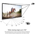 thumbnail image 6 of 60/72/84/100/120/150" Projector Screen,16:9 Portable Indoor Outdoor Projection Movie Screen Foldable Wall Mounted with Peel and Hooks, 6 of 8