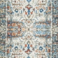 thumbnail image 6 of SAFAVIEH Saffron Coty Geometric Cotton Runner Rug, Grey/Blue, 2'3" x 8', 6 of 7