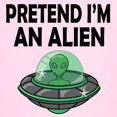thumbnail image 3 of CafePress - Halloween Pretend Im An Alien T Shirt - Light Classic Kids Graphic, Short Sleeve T-Shirt, Sizes XS-XL, 3 of 4