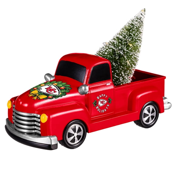 Kansas City Chiefs 9" Holiday Rally Truck LED Statue