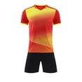 thumbnail image 5 of LWNYDPLSD Soccer Jerseys Set for Boys 2 Piece Summer Team Suit Kids School Uniforms Personalized Shirts Gym Training Mesh Shorts Running Sports Outfits for Basketball Running Toddler Clothes, 5 of 5