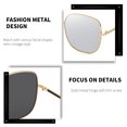 thumbnail image 6 of FEISEDY Small Square Polarized Sunglasses for Men and Women Polygon Mirrored Lens B2309, 6 of 7