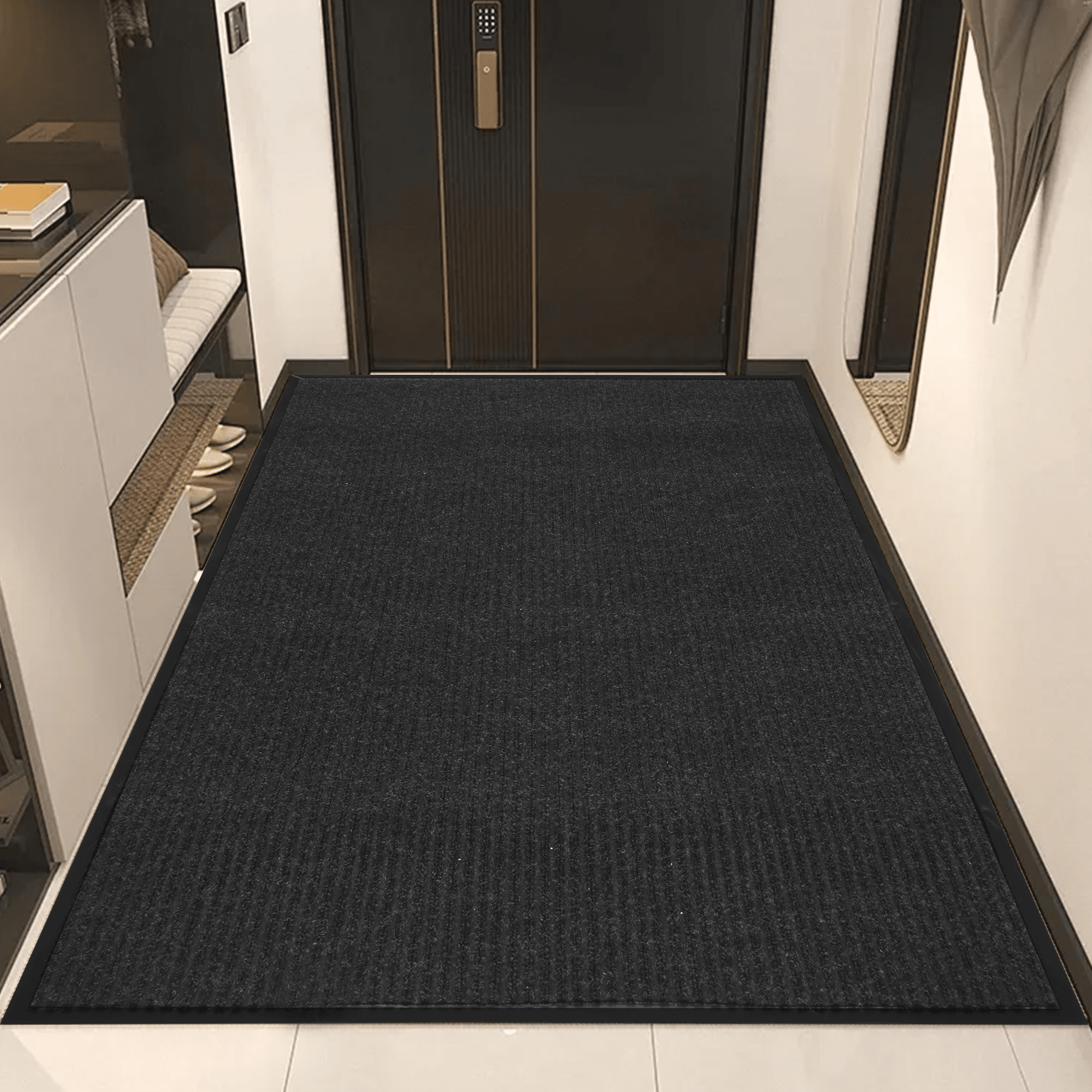 WANLISELL Indoor Outdoor Doormats, Commercial Non Slip Front Door Mat, Entryway Rug for High Traffic Areas, 3' x 5'