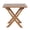 Teak Folding Side Table - C, variant on Yardgrace Folding Side Table, Solid Teak Wood Patio Foldable Dining Table, Outdoor Teak Square Portable End Table for Backyard, Front Porch, Balcony