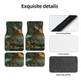 thumbnail image 4 of Zufioo Intellectual Frog Pond Print Car Floor Mats Four-piece Set, Car Interior Accessories - Corrosion-resistant, Non-Slip, Suitable for Cars, Trucks, Vans, 4 of 7