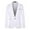 White, variant on Men Coats Suit Slim Fit One Button Solid Color Tuxedo Blazers Jacket Business Suits Wedding Party Homecoming Suits Autumn Winter Clothes