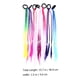 thumbnail image 3 of 1 Set 6pcs Kids Hairstyle Ponytail Braids Coloridas pelucas trenzas cabezas (Color surtido), 3 of 6
