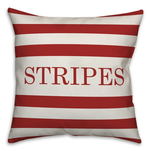 Creative Products Stars and Stripes Reversible 16x16 Indoor / Outdoor Pillow