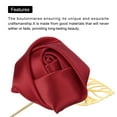 thumbnail image 4 of Ramilletes de Rosa Unique Bargains 6 Pcs para Novio Ceremonia de Boda Vino Tinto, 4 of 5