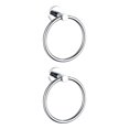 thumbnail image 4 of pitrice Towel Ring Fixing Rings Hanging Rack Convenient Towels Hangers for Indoor Use Hanger Stand for Home Bathroom Kitchen Use Bright color 2Set, 4 of 6