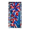 thumbnail image 2 of 4th of July Door Cover Decoration,250 Anniversary Patriotic Door Cover,Red Blue and White American Flag Bow Door Banner,Veterans Day Memorial Day Decor,Independence Day Party Supplies(2D, 35x70 inch), 2 of 3