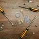 thumbnail image 3 of Cerradura de puerta universal con 5 llaves para uso doméstico, cerradura de seguridad con llave, cerradura de repuesto para puerta cortafuegos con llaves, 3 of 8