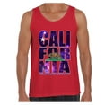 thumbnail image 1 of Awkward Styles California Republic Galaxy Tank Top for Men California Galaxy Tank Tops Cali Tank Men's Cali Muscle Shirt California Fitness Tshirt Gifts from California, 1 of 4