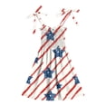 thumbnail image 3 of mgoYE Girls 4th of July Outfit American Flag Dress Toddler Red White and Blue Dresses 1-6 T(Red,5-6 Years), 3 of 6