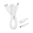 thumbnail image 1 of USB to DC Power Cable 2A 5V DC Power Cord 5.5mmx2.5mm Connector(3.3ft, White), 1 of 6