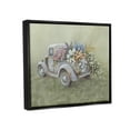 thumbnail image 3 of Stupell Farmhouse Flower Buggy Car Transportation Painting Black Floater Framed Art Print Wall Art, 3 of 6